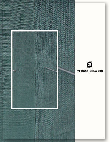 Teal dyed occasion set cloth