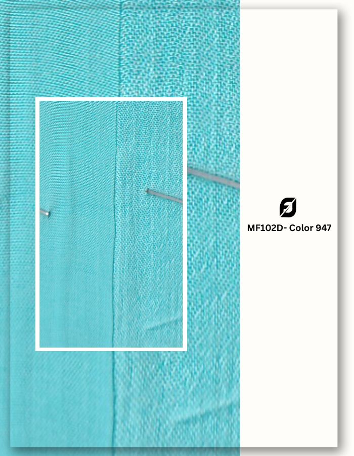 Teal blue dyed fashion fabric