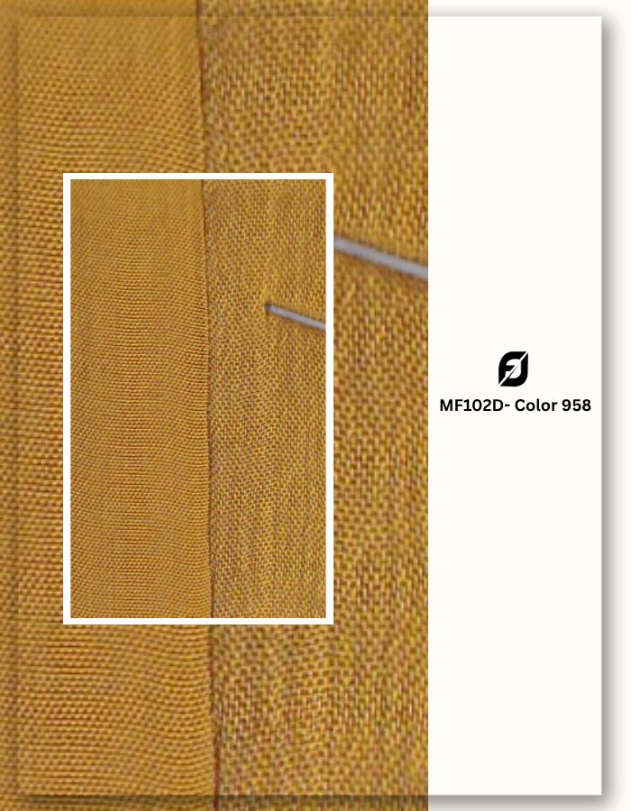 Mustard yellow mill dyed cloth