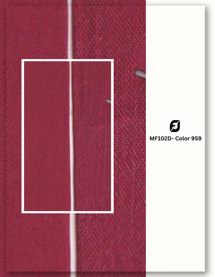 Maroon mill dyed co-ord fabric