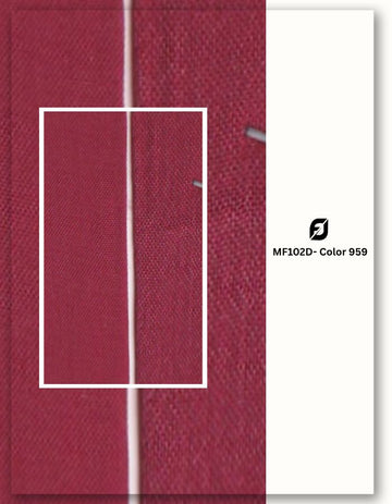 Maroon mill dyed co-ord fabric