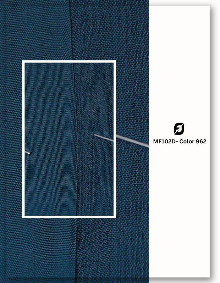 Blue mill dyed frock fabric