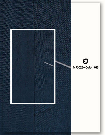 Navy blue mill dyed fabric