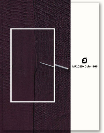 Purple mill dyed suit textile