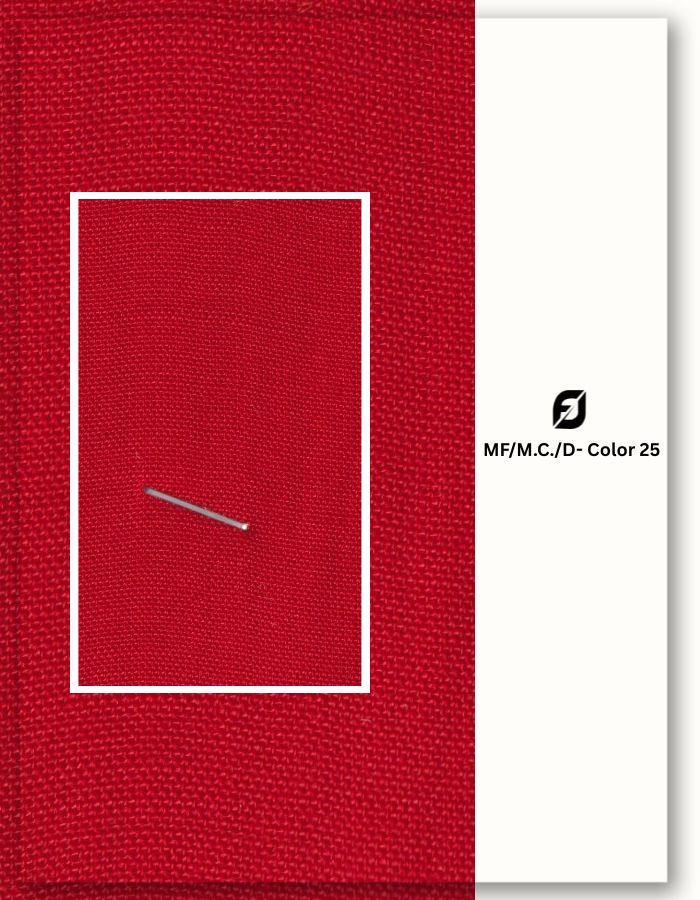 Reddish Orange Tirupur Chanderi for Dressmaking - Supplier