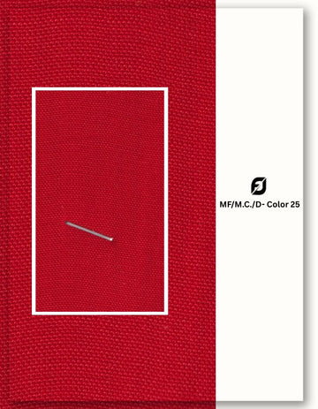 Reddish Orange Tirupur Chanderi for Dressmaking - Supplier