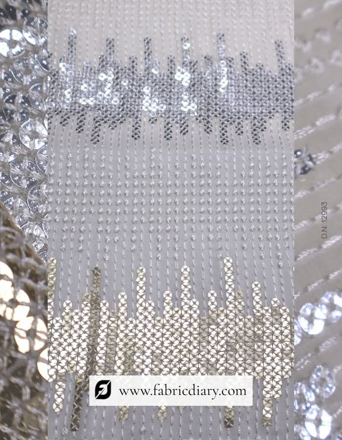 Wholesale fashion fabric with allover square sequins